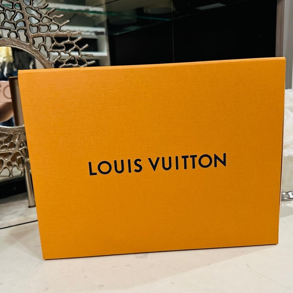 Empty Box Original Louis Vuitton Orange Branded Box - Picture 2 of 7